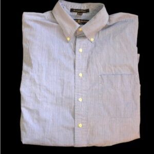 Men Tommy Hilfiger Long Sleeve Blue 16.5 35 button down